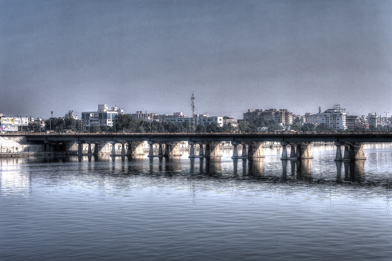 Sabarmati riverfront in Ahmedabad